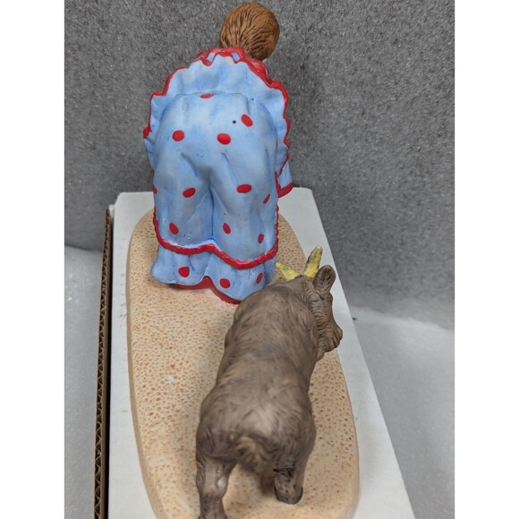 Vintage 1985  Willett’s Clown & Goat Ceramic Figurine Cheri Alderman Whimsical - Picture 8 of 11